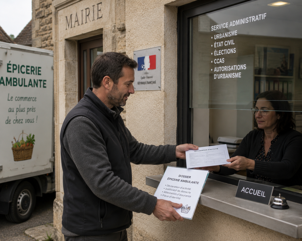 dépôt de dossier en mairie